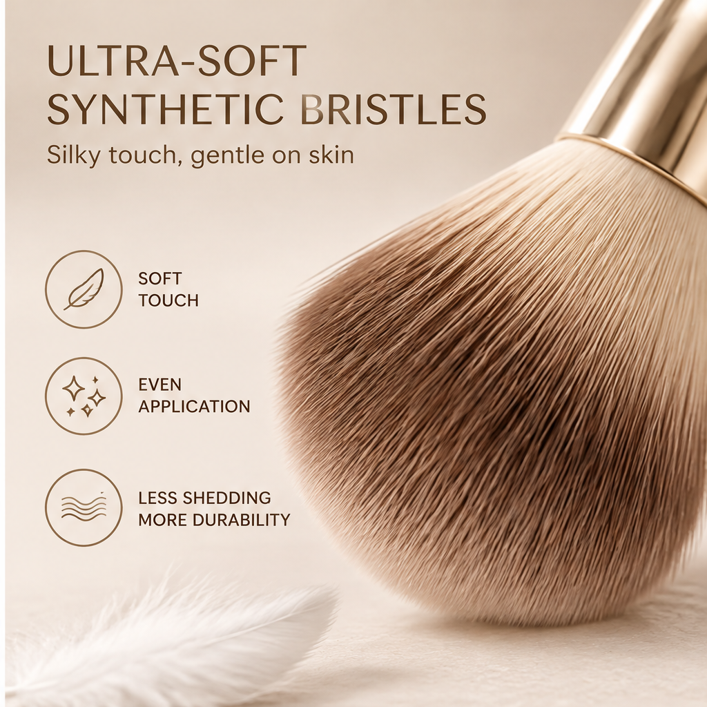 KIVELLAY 8-Piece Makeup Brush Set